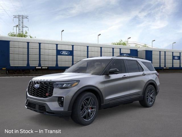 2026 Ford Explorer ST in Carbonized Gray Metallic — front three-quarter view